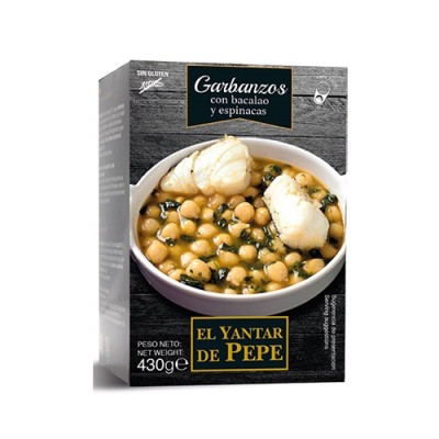 Garbanzos con Bacalao Lata De 430 Gr