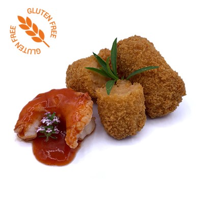 Croquetas de Gamba Roja Bandeja De 12 Ud